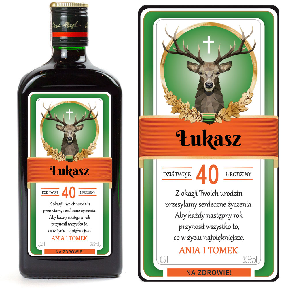 Jagermeister -  stwórz własną etykietę
